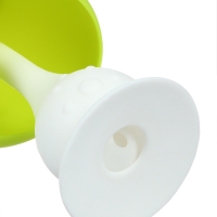 Прорезыватель силиконовый с погремушкой &laquo;Грибочек&raquo;, цвет зеленый, Крошка Я