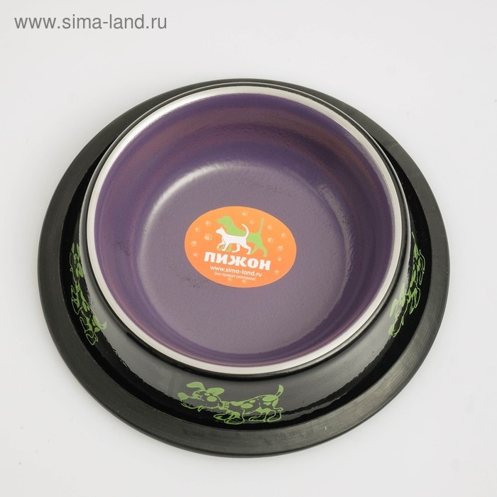 Миска с нескользящим основанием, 230 мл, двухцветная