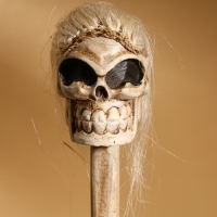 Посох "Череп" 160 см, дерево