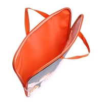 Папка для чертежей и рисунков А3, 470 х 350 х 20 мм, с ручками, текстильная, Calligrata "Коты"