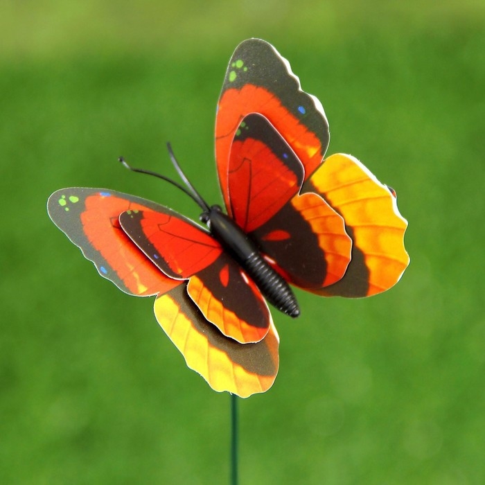 Штекер "Бабочка Дельфиус" 25см, набор 15шт, МИКС