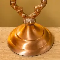 Подсвечник "Сияние" алюминий 10х10х19 см