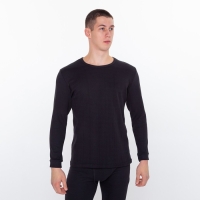 Термобельё (фуфайка,кальсоны) мужское НАЧЁС, цвет чёрный, размер 50