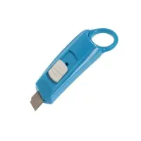 Нож универсальный ТУНДРА, мини, пластиковый корпус, возвратное лезвие, 9 мм