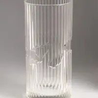 Ваза стекло настольная "Вигдис" 24,5х12 см, прозрачный