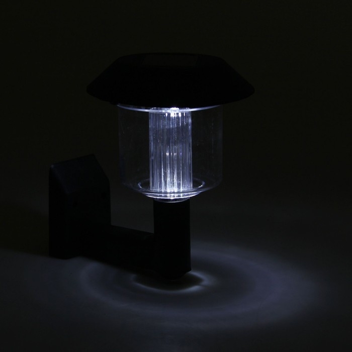 Садовый светильник на солнечной батарее &laquo;Ретро&raquo;, 10 &times; 12 &times; 14 см, 1 LED, свечение белое