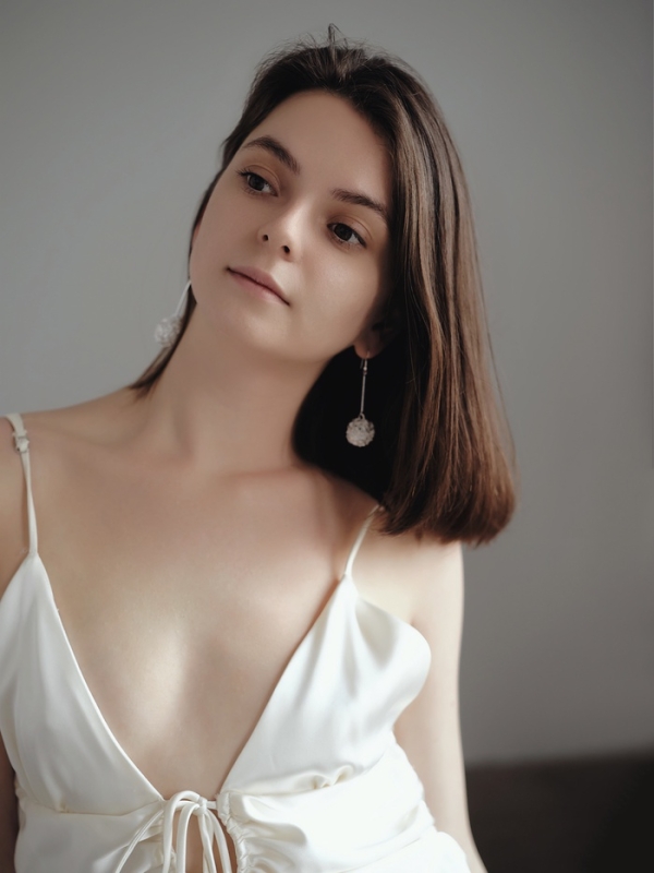 Серьги висячие &laquo;Шарик&raquo; переплетение, цвет светлое серебро, 6,5 см