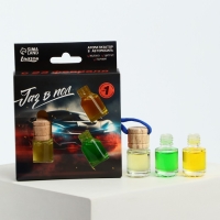 Ароматизатор в автомобиль на 23 Февраля &laquo;Газ в пол&raquo;, аромат: яблоко, цитрус, парфюм