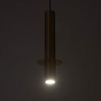 Светильник подвесной "Монро" GU10 35Вт золото 13х13х40-140см