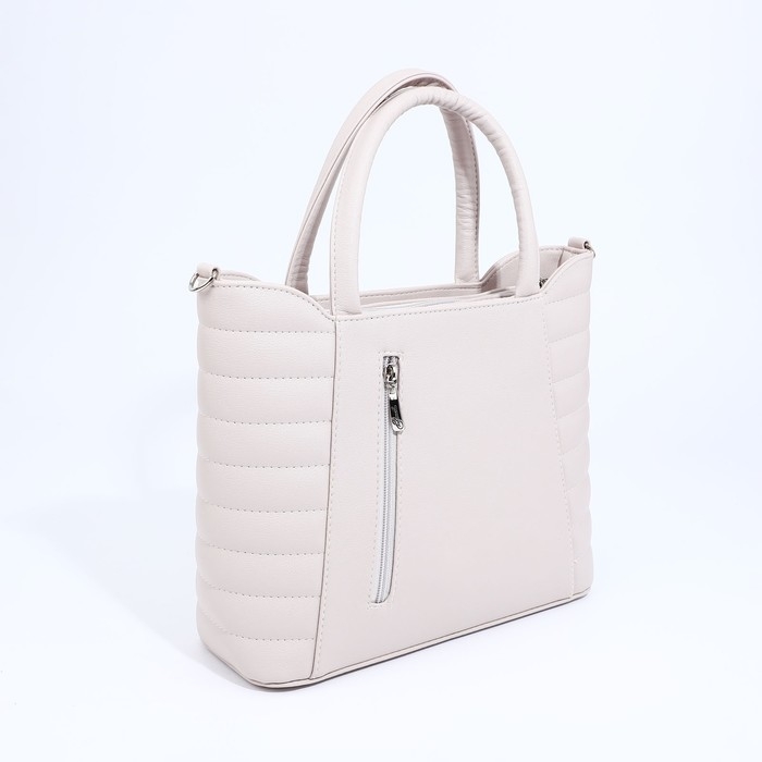 Сумка-тоут "Оливи" на молнии, цвет серый