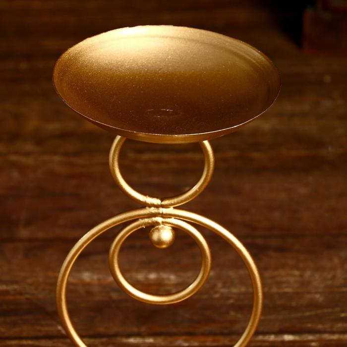 Подсвечник Подсвечник "Арне" металл. 10х10х20 см