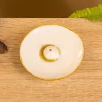 Подставка под благовония &laquo;Тарелочка&raquo;, 9&times;9&times;2 см, керамика, МИКС