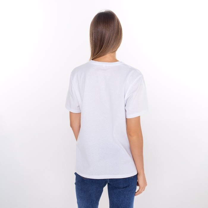 Футболка женская «Дракон», цвет белый/принт красный, размер 54 Футболка женская «Дракон», цвет белый/принт красный, размер 54