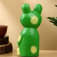 Календарь настольный &laquo;Лягушка&raquo;, 10&times;6&times;21 см, дерево, светло-зелёный