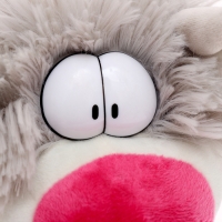 Мягкая игрушка &laquo;Кот Бекон&raquo;, 112 см, цвет бело-серый