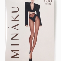 Женские колготки MINAKU 100 ден, цвет графит, размер 2/S Женские колготки MINAKU 100 ден, цвет графит, размер 2/S