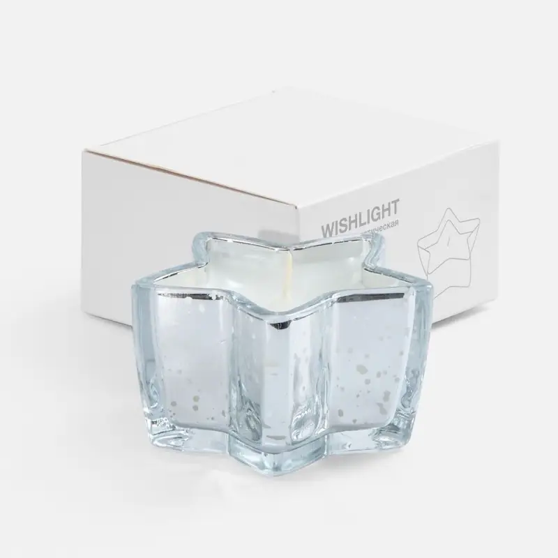 Свеча Wishlight, серебристая