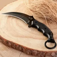 Нож-керамбит "Каратель" 22см, клинок 111мм/3,5мм