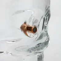 Кружка для пива "Череп" с пулей,  350 мл