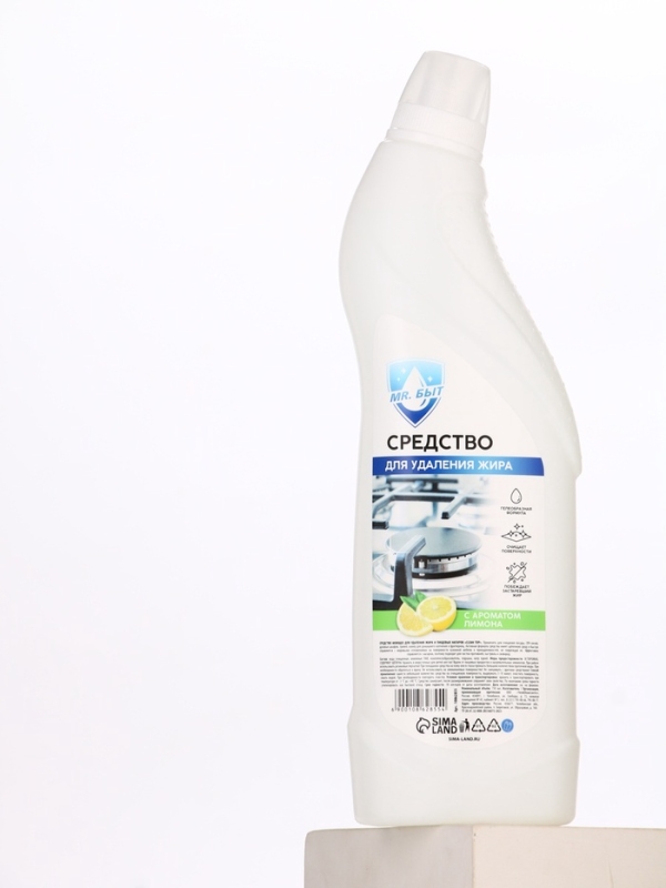 Mr.Быт Средство для удаления жира, 750 мл, аромат лимон