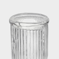 Банка для хранения сыпучих продуктов Доляна &laquo;Афина&raquo;, 40 мл, 4,2&times;10 см, стекло