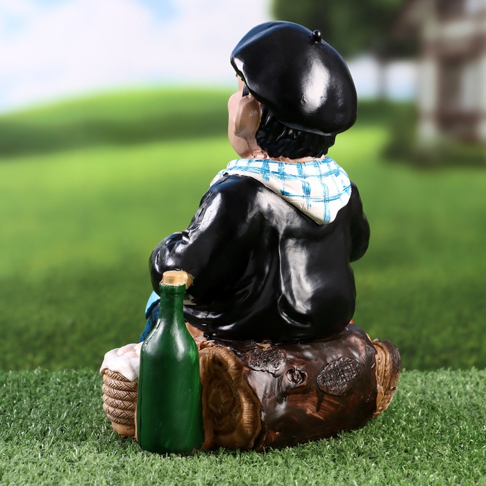 Садовая фигура "Пастух" 15х14х24см ///