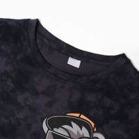 Футболка детская KAFTAN "Trendy" р.36 (134-140), серый тай-дай