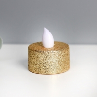 Светодиодные свечи, ночники LED RISALUX «Для волшебных моментов» набор 4 шт., золото блёстки, RGB Светодиодные свечи, ночники LED RISALUX «Для волшебных моментов» набор 4 шт., золото блёстки, RGB