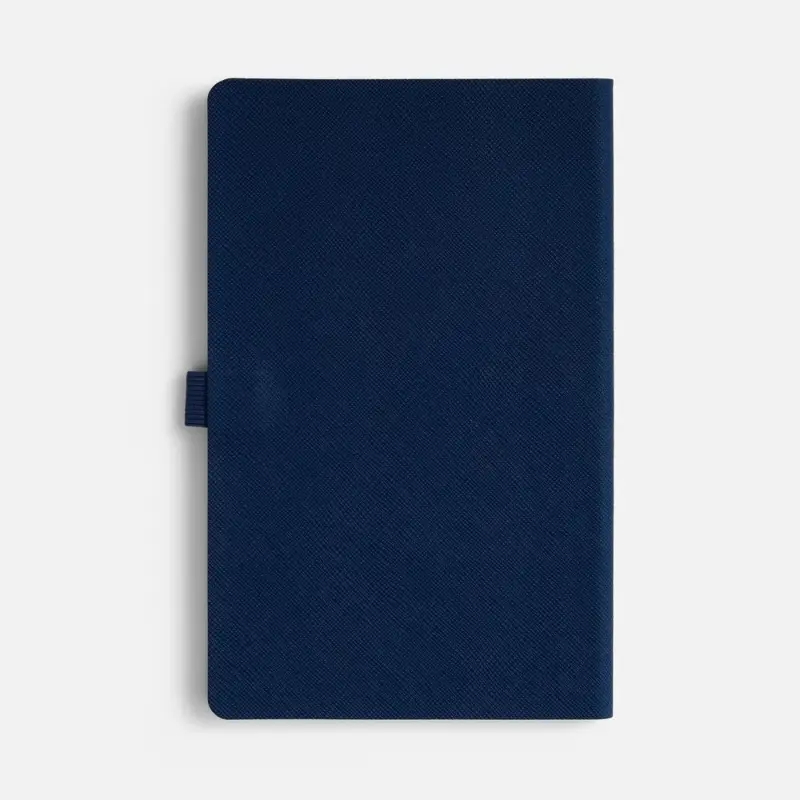 Ежедневник Lungo, недатированный, темно-синий