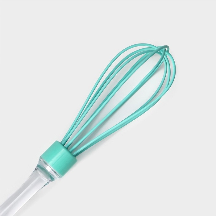 Венчик для взбивания Доляна &laquo;Лёд&raquo;, 25 см, цвет бирюзовый