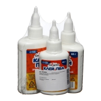 Клей ПВА Calligrata, с дозатором, набор из 3 шт по 45, 65, 85 грамм Клей ПВА Calligrata, с дозатором, набор из 3 шт по 45, 65, 85 грамм