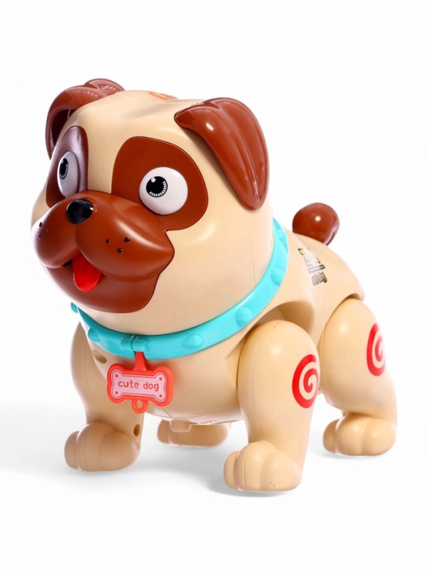 Интерактивная игрушка "Щенок Барри" звуковые и световые эффекты, ходит, выпускает пар