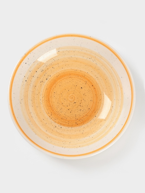 Тарелка глубокая Доляна "А-ля Прима" 20см, 20х5, цвет оранжевый