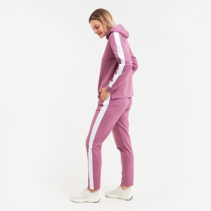 Костюм женский (толстовка/брюки) Шарлотта, цвет сухая роза, размер 50 Костюм женский (толстовка/брюки) Шарлотта, цвет сухая роза, размер 50