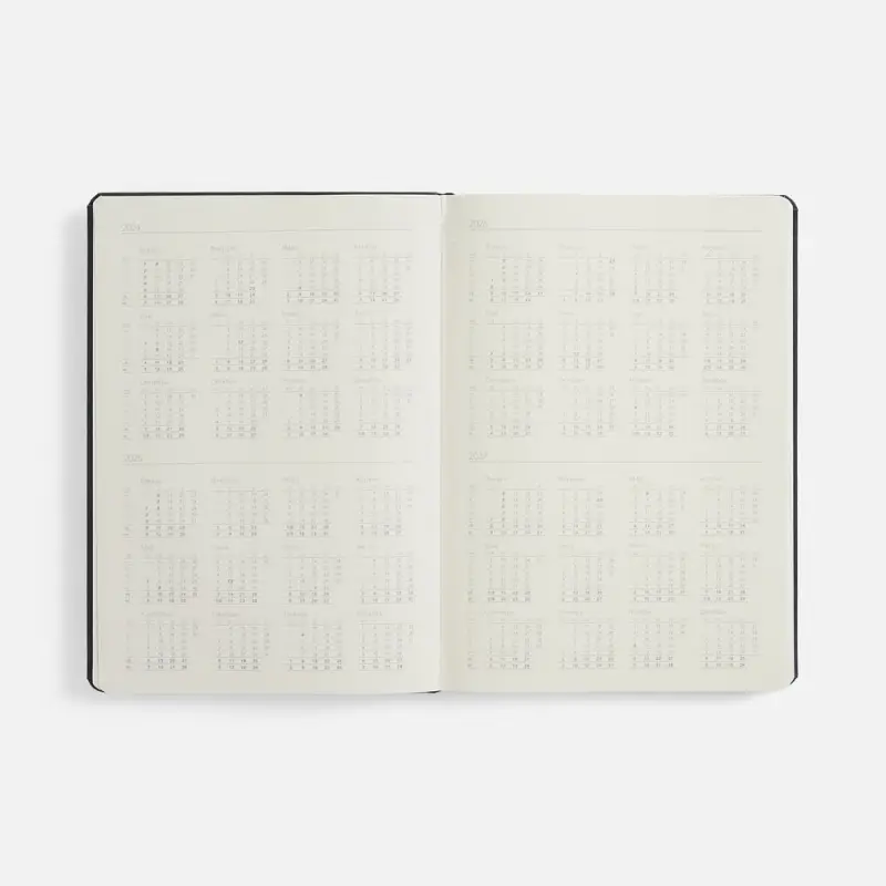 Ежедневник Urban Hard, недатированный, черный