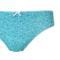 Трусы женские слипы &laquo;Цветы&raquo;, цвет зелёный, размер 46/M