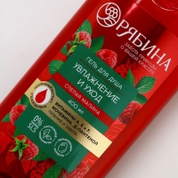 Гель для душа, увлажнение и уход, аромат малины, 400 мл, Рябина