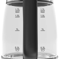 Стеклянный чайник Glass Kittle KI700830, с фильтром, 2200 Вт