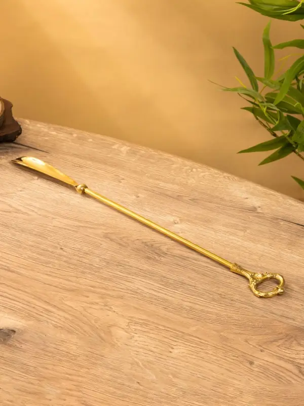 Ложка для обуви "Царская" 51 см, латунь