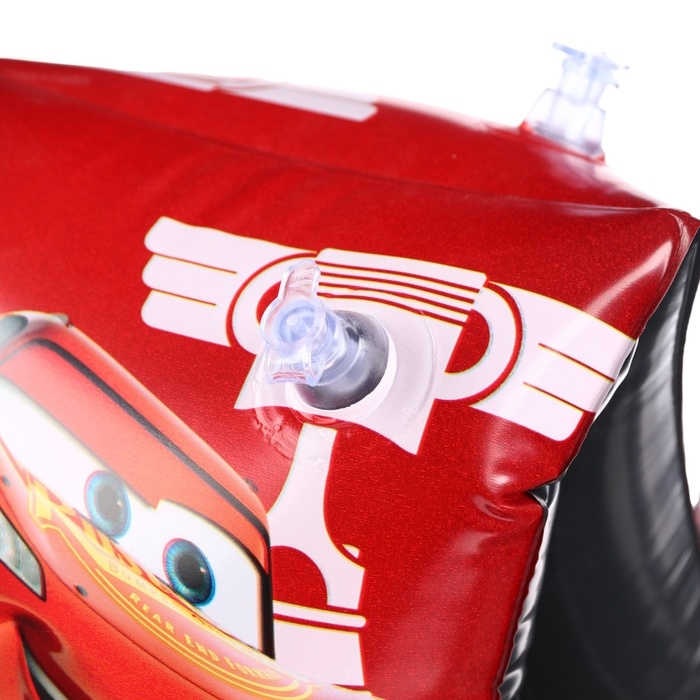 Нарукавники «Тачки», детские для плавания 20х16 см, цвет красный Нарукавники «Тачки», детские для плавания 20х16 см, цвет красный