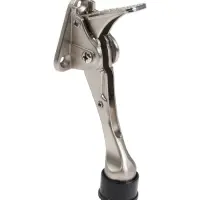 Фиксатор дверной LOCKLAND &ldquo;козья ножка&rdquo;, с автоподъемом, цвет хром