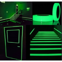 Фотолюминесцентная лента зелено-желтое свечение в темноте 5см*2м