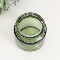 Банка для свечей стекло с пробкой "Зелёная" 100 мл 6,5х6,5х6,5 см Банка для свечей стекло с пробкой "Зелёная" 100 мл 6,5х6,5х6,5 см