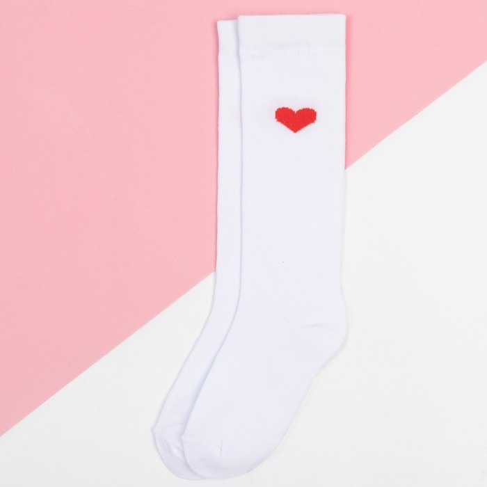 Гольфы детские KAFTAN &laquo;Сердечко&raquo;, 16-18 см, цвет белый