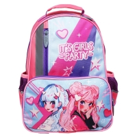 Рюкзак школьный, 37 х 26 х 13 см, эргономичная спинка, Calligrata ОРТ "Аниме подружки" Рюкзак школьный, 37 х 26 х 13 см, эргономичная спинка, Calligrata ОРТ "Аниме подружки"