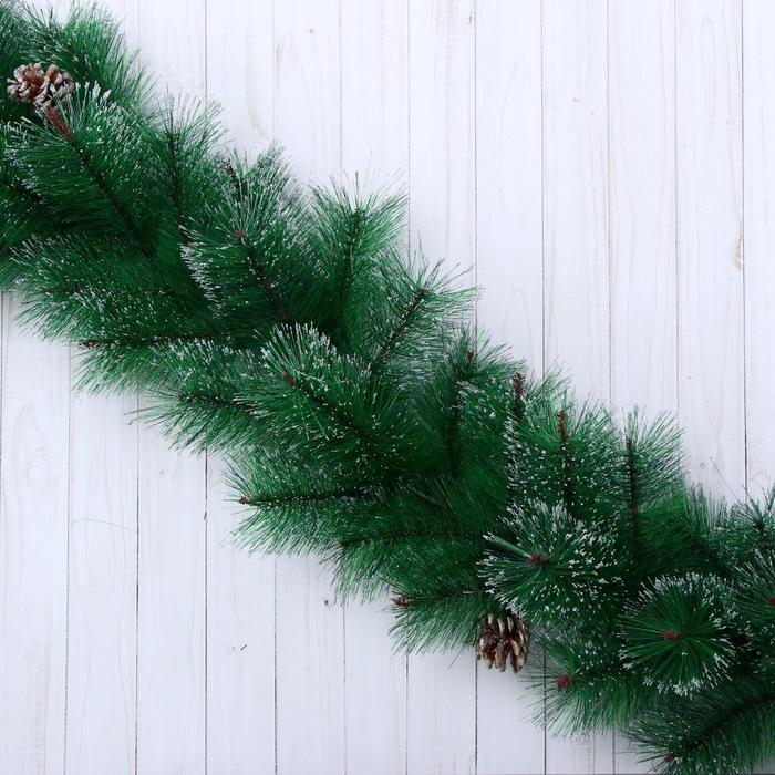 Гирлянда ёлочная Гирлянда ёлочная "Серебро с шишками" 270 см 110 веток