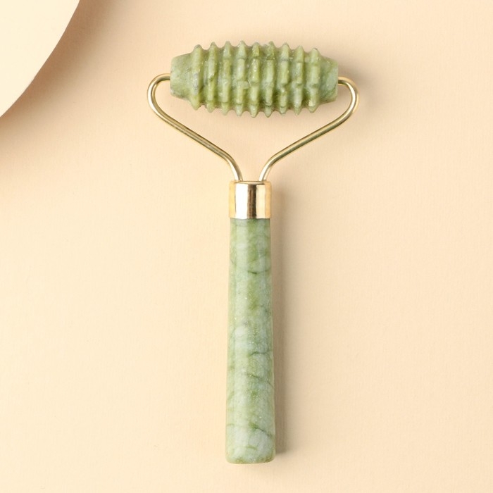 Массажер роллер для лица &laquo;Укрась мир собой&raquo;, 10,5 х 5,5 см