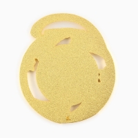 Медаль под нанесение 187, &laquo;Звезды&raquo;, d= 5 см. Цвет золото. Без ленты