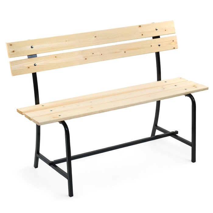 Скамейка садовая Скамейка садовая "Эконом" 52 х 120 х 82,5 см, основание труба 20 х 20 х 0,7 мм