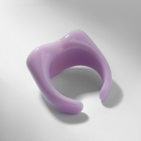 Кольцо "Лапка", цвет сиренево-жёлтый, безразмерное Кольцо "Лапка", цвет сиренево-жёлтый, безразмерное